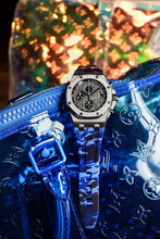 Load image into Gallery viewer, OCEAN CAMO RUBBER STRAP FOR AUDEMARS PIGUET ROYAL OAK OFFSHORE 42MM TANG BUCKLE