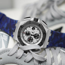 Load image into Gallery viewer, AUDEMARS PIGUET ROYAL OAK OFFSHORE 44MM STRAP - OCEAN CAMO RUBBER

