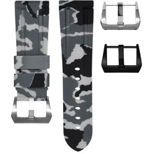 Load image into Gallery viewer, RUBBER STRAP FOR PANERAI LUMINOR - SNOW CAMO
